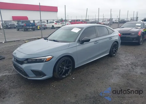 2022 Honda Civic Sport z USA, uszkodzony, nr VIN 2HGFE2F55NH592929